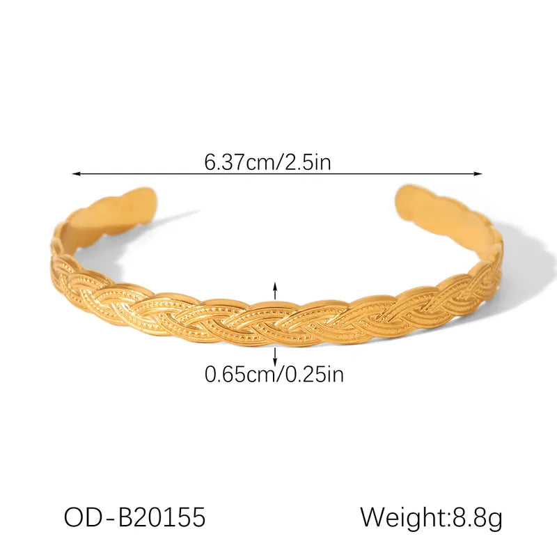 Braided Imperial Bangle